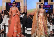 Sania Maskatiya presented colorful collection at PFDC Sunsilk Fashion Week’19 Day 1