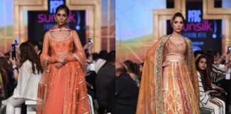 Sania Maskatiya presented colorful collection at PFDC Sunsilk Fashion Week’19 Day 1