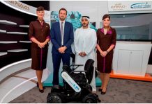 Etihad Airways and Abu Dhabi Airport trial autonomous wheelchairs