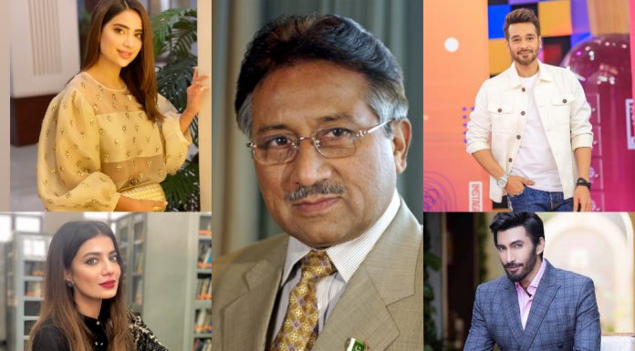 Celebs paid tribute to late General Pervez Musharraf